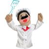 imageMelissa ampamp Doug Chef Puppet Al Dente with Detachable Wooden Rod Pretend Play Chef Puppet PepeChef Puppet