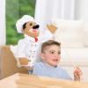imageMelissa ampamp Doug Chef Puppet Al Dente with Detachable Wooden Rod Pretend Play Chef Puppet PepeChef Puppet