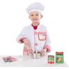 imageMelissa ampamp Doug Chef Role Play Costume DressUp Set 8Piece  Chefs Jacket Hat Name Tag  Pretend Chef Dress up Outift with Realistic Accessories Kids Dress Up for Toddlers ampamp Children Ages 3Standard Packaging