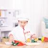 imageMelissa ampamp Doug Chef Role Play Costume DressUp Set 8Piece  Chefs Jacket Hat Name Tag  Pretend Chef Dress up Outift with Realistic Accessories Kids Dress Up for Toddlers ampamp Children Ages 3FrustrationFree Packaging
