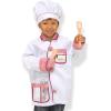 imageMelissa ampamp Doug Chef Role Play Costume DressUp Set 8Piece  Chefs Jacket Hat Name Tag  Pretend Chef Dress up Outift with Realistic Accessories Kids Dress Up for Toddlers ampamp Children Ages 3Standard Packaging