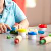 imageMelissa ampamp Doug Clay Play Activity Set  with Sculpting Tools and 8 Tubs of Modeling Dough