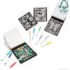 imageMelissa ampamp Doug Color by Numbers and Magic Velvet Activity Pad 3Pack Unicorns Butterflies Puppies  FSC Certified