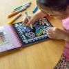 imageMelissa ampamp Doug Color by Numbers and Magic Velvet Activity Pad 3Pack Unicorns Butterflies Puppies  FSC Certified