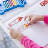 imageMelissa ampamp Doug Colors and Shapes Coloring and Sticker Activity Pad  FSCCertified Materials