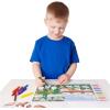 imageMelissa ampamp Doug Colors and Shapes Coloring and Sticker Activity Pad  FSCCertified Materials
