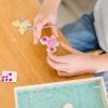 imageMelissa ampamp Doug Created By Me Paint ampamp Decorate Your Own Wooden Magnets Craft Kit  Butterflies Hearts Flowers  Kids Craft Kits Great Activity For Rainy Days And Party Favors Ages 4Kit