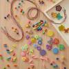 imageMelissa ampamp Doug Created by Me Bead Bouquet Deluxe Wooden Bead Set with 220 Beads for JewelryMaking