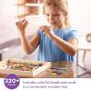 imageMelissa ampamp Doug Created by Me Bead Bouquet Deluxe Wooden Bead Set with 220 Beads for JewelryMaking