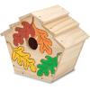 imageMelissa ampamp Doug Created by Me Birdhouse BuildYourOwn Wooden Craft Kit1 Count Pack of 2