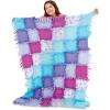 imageMelissa ampamp Doug Created by Me Butterfly Fleece Quilt NoSew Craft Kit 48 Squares 4 feet x 5 feet
