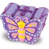 imageMelissa ampamp Doug Created by Me Favorite Things Craft Kits Set DecorateYourOwn Flower and Heart Treasure Boxes and Butterfly Bank