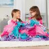 imageMelissa ampamp Doug Created by Me Flower Fleece Quilt NoSew Craft Kit 48 squares 4 feet x 5 feet