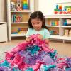 imageMelissa ampamp Doug Created by Me Flower Fleece Quilt NoSew Craft Kit 48 squares 4 feet x 5 feet