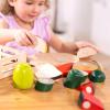 imageMelissa ampamp Doug Cutting Food  Play Food Set With 25 HandPainted Wooden Pieces Knife and Cutting BoardRetail Version
