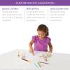 imageMelissa ampamp Doug Deluxe Happy Handle Stamp Set with 10 Stamps 5 Colored Pencils and 6Color Washable Ink Pad