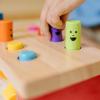 imageMelissa ampamp Doug Deluxe Pounding Bench Wooden Preschool Learning Toy with Mallet100 x 50 x 42