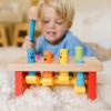 imageMelissa ampamp Doug Deluxe Pounding Bench Wooden Preschool Learning Toy with Mallet100 x 50 x 42