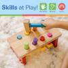 imageMelissa ampamp Doug Deluxe Pounding Bench Wooden Preschool Learning Toy with Mallet100 x 50 x 42