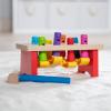 imageMelissa ampamp Doug Deluxe Pounding Bench Wooden Preschool Learning Toy with Mallet100 x 50 x 42