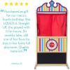 imageMelissa ampamp Doug Deluxe Puppet Theater  Sturdy Wooden Construction