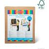 imageMelissa ampamp Doug Deluxe Standing Art Easel  DryErase Board Chalkboard Paper RollerStandard Packaging