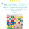imageMelissa ampamp Doug Deluxe Wooden ABC123 1Inch Blocks Set with Storage Pouch 50 pcs
