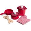 imageMelissa ampamp Doug Deluxe Wooden Kitchen Accessory Set  Pots ampamp Pans 8 pcs