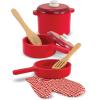 imageMelissa ampamp Doug Deluxe Wooden Kitchen Accessory Set  Pots ampamp Pans 8 pcs
