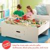 imageMelissa ampamp Doug Deluxe Wooden MultiActivity Play Table for Playroom