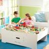 imageMelissa ampamp Doug Deluxe Wooden MultiActivity Play Table for Playroom
