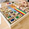 imageMelissa ampamp Doug Deluxe Wooden Stamp Set Animals  30 Stamps 6 Markers 2 Stamp PadsVehicles