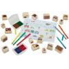 imageMelissa ampamp Doug Deluxe Wooden Stamp Set Animals  30 Stamps 6 Markers 2 Stamp PadsVehicles
