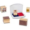 imageMelissa ampamp Doug Deluxe Wooden Stamp Set Animals  30 Stamps 6 Markers 2 Stamp PadsVehicles