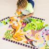 imageMelissa ampamp Doug Dinosaur Dawn Jumbo Floor Puzzle 24 Pieces 2 x 3 Feet Jigsaw Puzzle for Preschoolers and Kids Ages 3  FSC CertifiedDinosaur Dawn