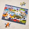 imageMelissa ampamp Doug Dinosaur Dawn Jumbo Floor Puzzle 24 Pieces 2 x 3 Feet Jigsaw Puzzle for Preschoolers and Kids Ages 3  FSC CertifiedTraffic Jam Floor Puzzle  24 Pieces