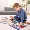 imageMelissa ampamp Doug Dinosaur Dawn Jumbo Floor Puzzle 24 Pieces 2 x 3 Feet Jigsaw Puzzle for Preschoolers and Kids Ages 3  FSC CertifiedTraffic Jam Floor Puzzle  24 Pieces