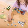 imageMelissa ampamp Doug Disney Ariel Magnetic Wooden DressUp Doll Pretend Play Set 35 Pieces Magnetic Dolls Pretend Play ampamp Preschool Toys for Kids Ages 3Tiana