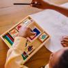 imageMelissa ampamp Doug Disney Princess Wooden Stamp Set 9 Stamps 5 Colored Pencils and 2Color Stamp Pad Disney Princess Coloring Stamps with Washable Ink for Kids Ages 4Stamp