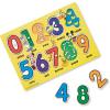 imageMelissa ampamp Doug Disney Wooden Peg Puzzles Set Letters Numbers and Shapes and Colors
