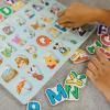 imageMelissa ampamp Doug Disney Wooden Peg Puzzles Set Letters Numbers and Shapes and Colors