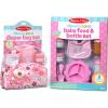 imageMelissa ampamp Doug Doll Feeding and Changing Accessories  Bib Bag Diaper Wipes Utensils Bottles 730 high x 1120 Wide x 1430 deep