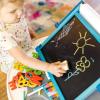 imageMelissa ampamp Doug DoubleSided Magnetic Tabletop Art Easel  DryErase Board and ChalkboardDeluxe DoubleSided Tabletop Easel