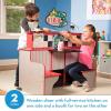imageMelissa ampamp Doug DoubleSided Wooden Star Diner Restaurant Play Space