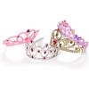 imageMelissa ampamp Doug DressUp Tiaras Play Set for Kids 4Piece  Pretend Princess Crowns for Costume Role Play  Preschool Jewelry Toys for Girls Ages 3Standard Packaging