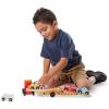 imageMelissa ampamp Doug Emergency Vehicle Carrier Wooden Truck with 4 Rescue VehiclesEnglish Only