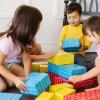 imageMelissa ampamp Doug ExtraThick Cardboard Building Blocks  24 Blocks in 3 Sizes