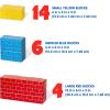 imageMelissa ampamp Doug ExtraThick Cardboard Building Blocks  24 Blocks in 3 Sizes