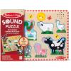 imageMelissa ampamp Doug Farm Animals Sound Puzzle  Wooden Peg Puzzle with Sound Effects 8 pcsFarm Animals