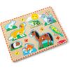 imageMelissa ampamp Doug Farm Animals Sound Puzzle  Wooden Peg Puzzle with Sound Effects 8 pcsPets